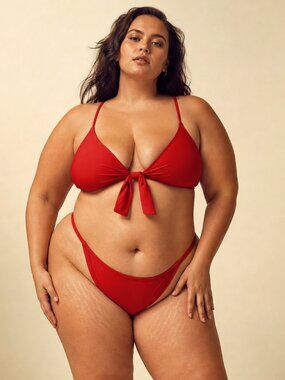 Monica Hansen Red Bikini Bottom